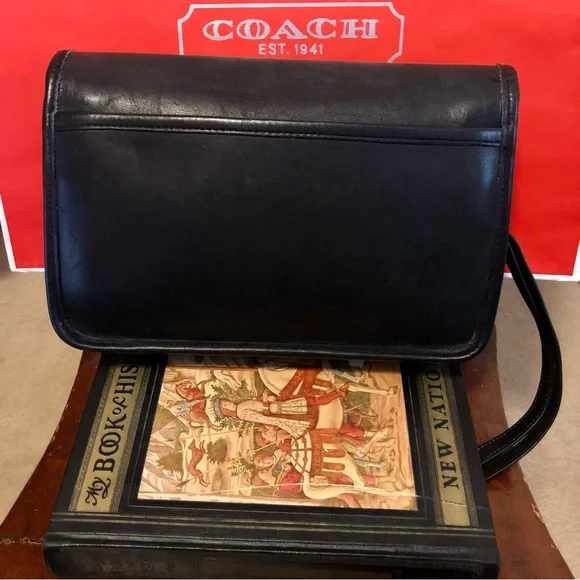 Coach Vintage Mens Turnlock Clutch 9971 - Picture 3 of 14